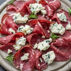 Cecina y Queso Azul